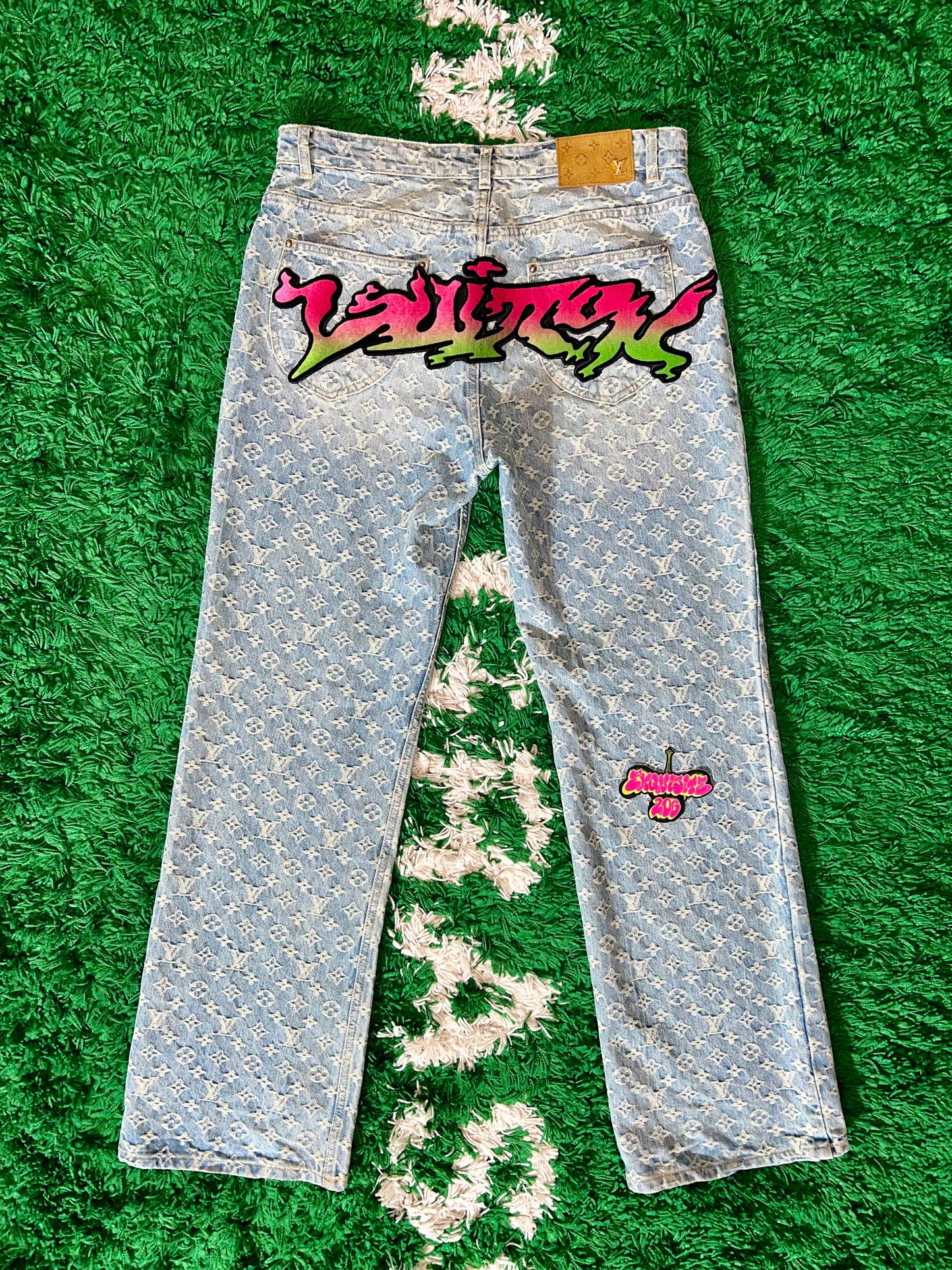 Louis Vuitton x Virgil Abloh “Graffiti Jeans - Size 33 - Gently Worn