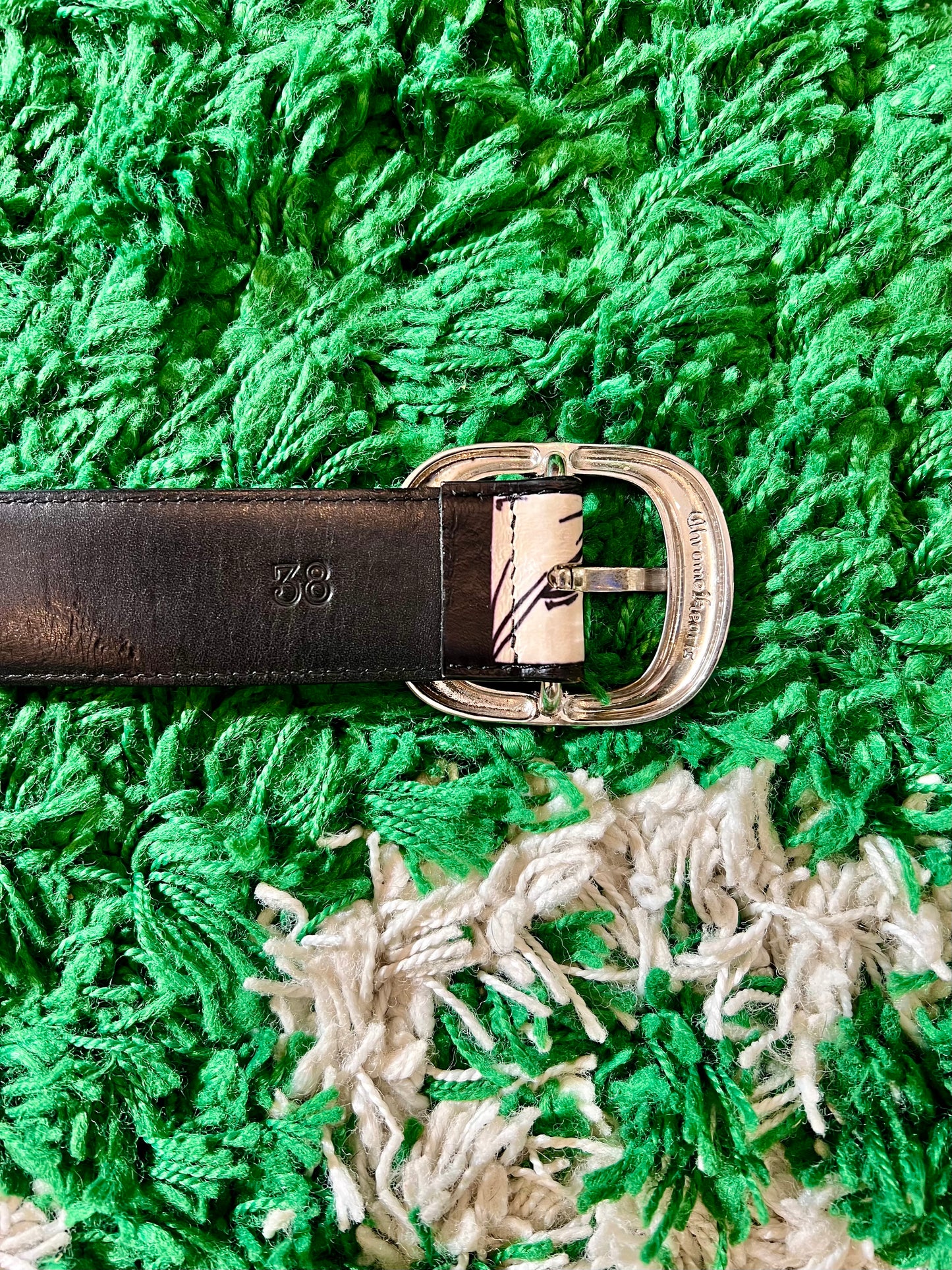 GRAIL Chrome Hearts x Matty Boy “99 Eyes” Leather Belt - 38