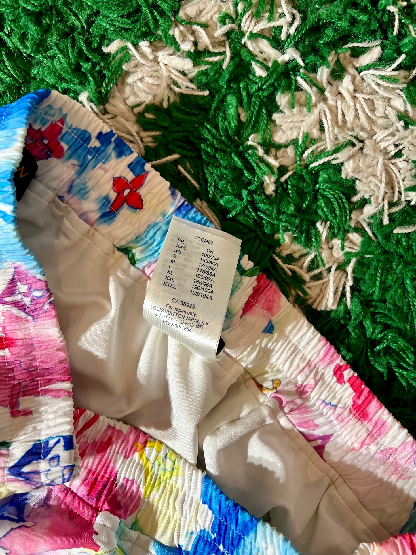 Louis Vuitton Watercolor Swim Trunks - XL