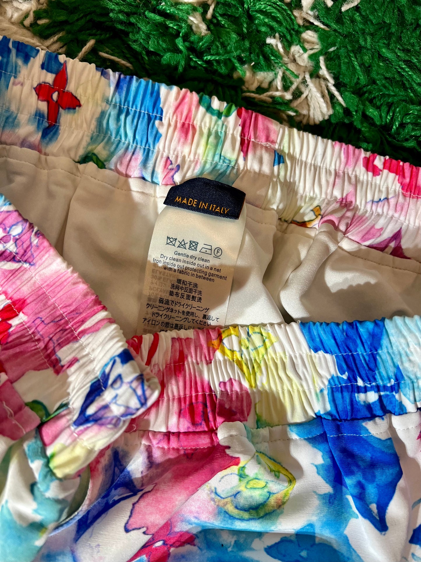 Louis Vuitton Watercolor Swim Trunks - XL