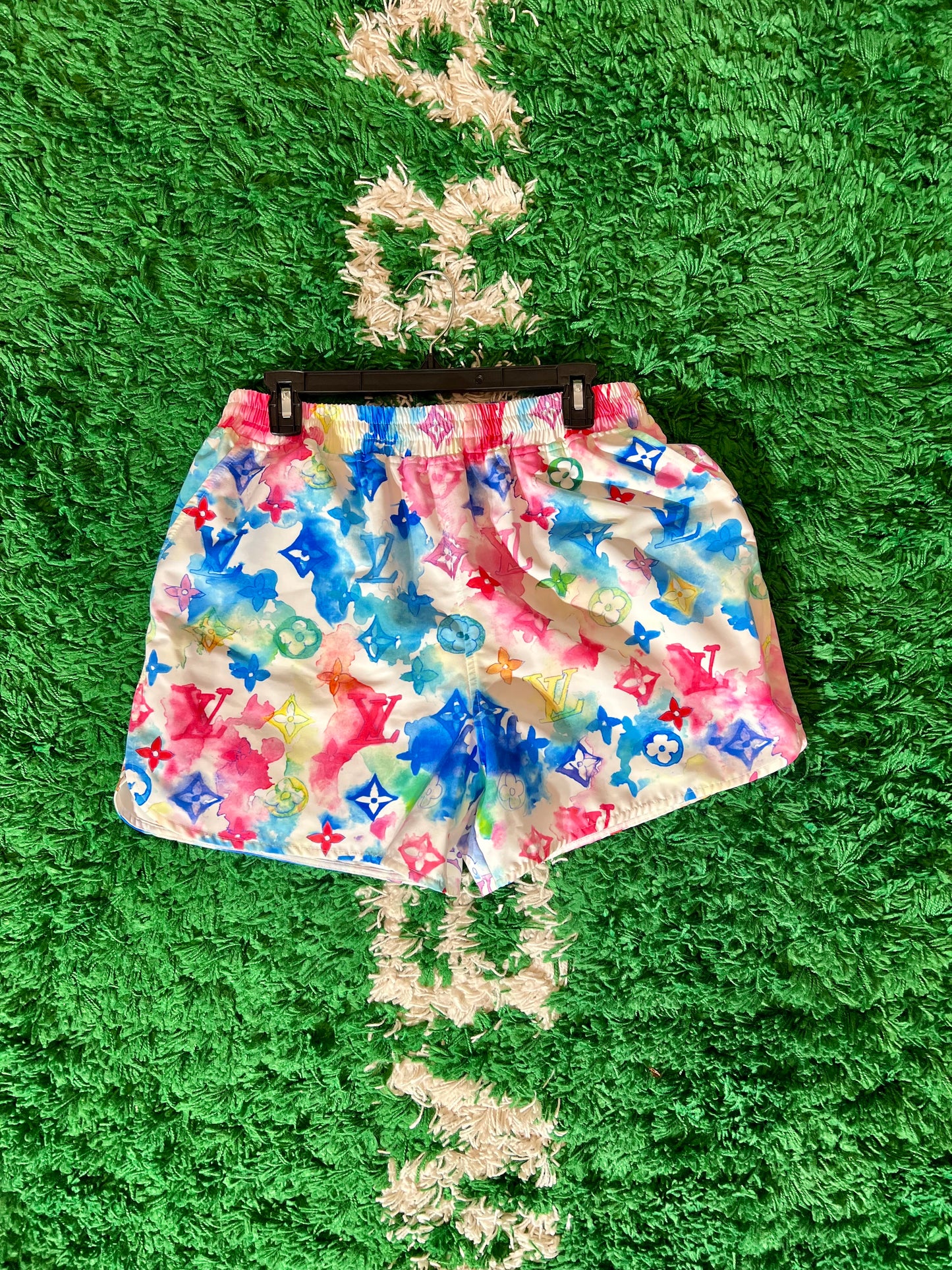 Louis Vuitton Watercolor Swim Trunks - XL