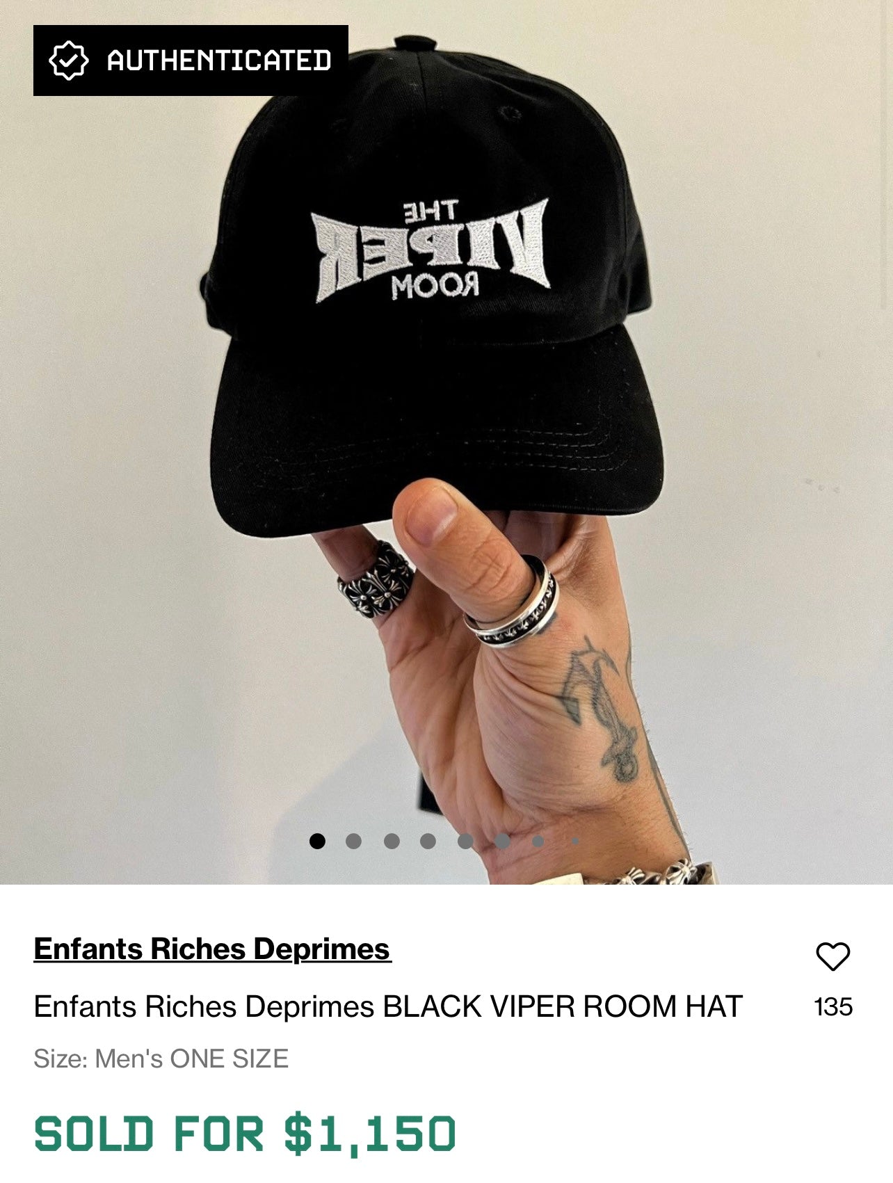 Enfants Riches Deprimes “The Viper Room” Hat - OS