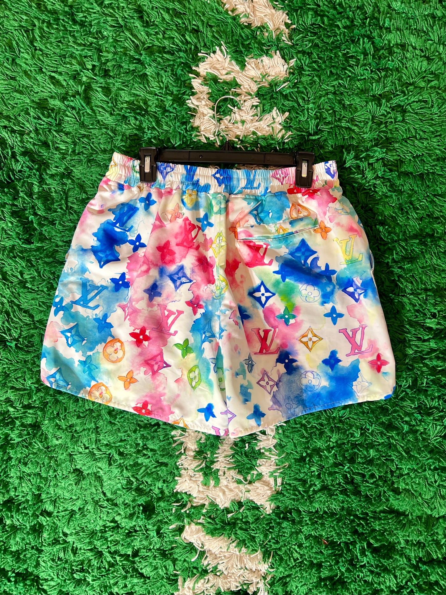 Louis Vuitton Watercolor Swim Trunks - XL