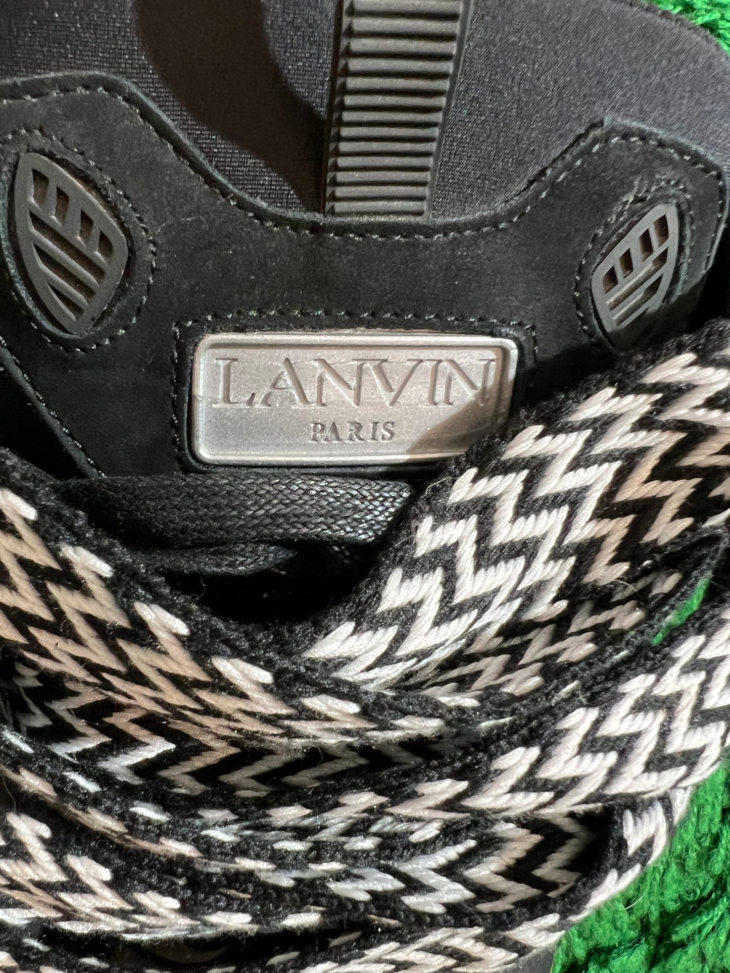 Lanvin Curb Black/White - Size 44 Used